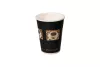 KUBEK PAPIEROWY + PE (12OZ) BRĄZ NADRUK 36CL ŚR. 90MM  A 50 (1000)
