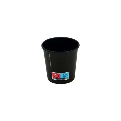 Kubek papierowy 100% czarny 100 ml/ 04 oz śr. 62 mm, 1-warstwowy BLACK