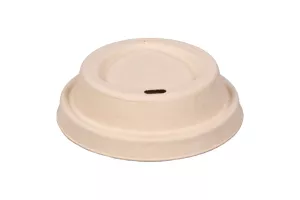Kubek papierowy 1-warstwowy kraft GREEN LEAF 500ml/22 oz śr. 90 mm (z logo żółw)