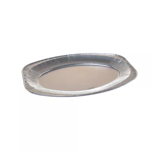 Taca aluminiowa owalna średnia 45 cm (10 szt)