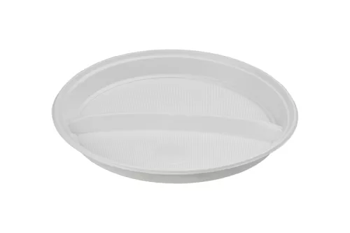 Talerz plastikowy dwudzielny 22 cm