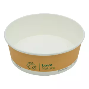 Wieczko PET do poj. sałatkowego Plastic FREE 1300 ml śr. 185 mm
