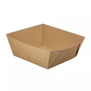Wieczko do tacki sałatkowej 1100/1300 ml 163x163 mm, kraft, 100% papier