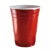KUBEK PLASTIKOWY CZERWONY 16 OZ A 50 (1000)