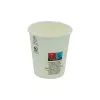 Kubek papierowy premium 200ml śr. 80 mm 1-warstwowy biały (z logo żółw)