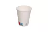 Kubek papierowy 1-warstwowy biały 150ml śr.70 mm (z logo żółw)
