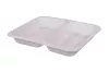 Pojemnik obiadowy 2-dzielny biały 227x178x30 mm PP do zgrzewu