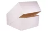 Kartonik na torty z wieczkiem klapowym 25x25x12 cm biały