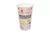 KUBEK PAP. + PE 1W 400 ML STOLICA LODÓW(OPAK. 50 SZT)