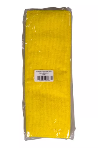 Ścierka z mikrofibry 33x33 cm 240g Żółta