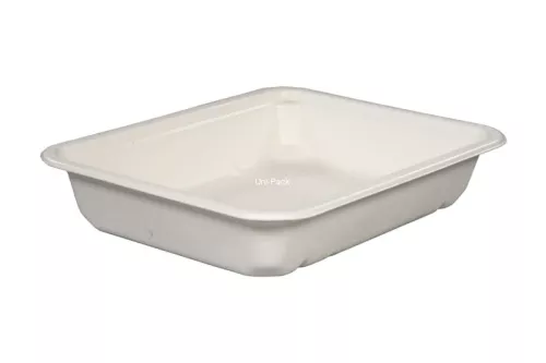 Pojemnik do zgrzewu z trzciny cukrowej 227x178x43 BIOLAMINAT niedzielony