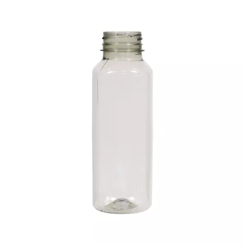 Butelka plastikowa 100% rPET 330 ml śr. 2/38 mm, kwadratowa gładka light