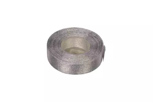 Wstążka brokatowa 12mm/32m srebrna