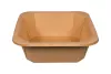 Papierowy pojemnik sałatkowy Stretto™ 1200 ml kwadratowy kraft 179x179x60 mm