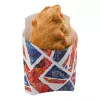 Pudełko na frytki, nuggets, onion rings duże, wzór British Flag