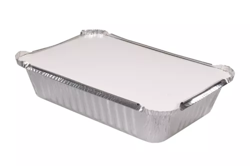 Foremka aluminiowa prostokątna 870 ml 212x147x40 mm do zamykania 209-R63L