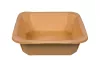 Papierowy pojemnik sałatkowy Stretto™ 1000 ml kwadratowy kraft 179x179x50 mm