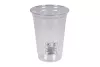 Kubek plastikowy straight 400 ml śr. 95 mm PET z logo żółw