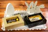 Pudełko papierowe 17×12×5 cm (HP03) barierowe czarne z okienkiem do sushi, ciast i nie tylko