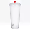 Kubek plastikowy premium 400 ml PP do systemów wielokrotnego użytku, przezroczysty - polecany do Bub