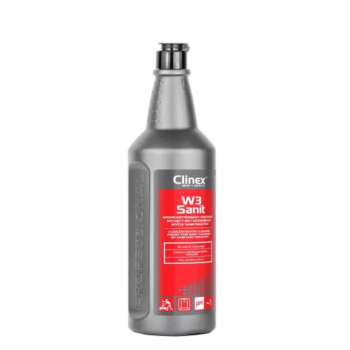 Clinex W3 Sanit 1L Skoncentrowany preparat myjący do codziennego mycia sanitariatów