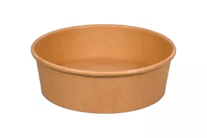 Wieczko PET do poj. sałatkowego kraft 500 ml śr 150 mm