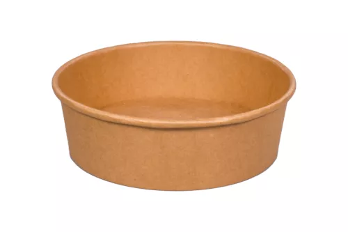 Pojemnik sałatkowy papierowy 500 ml śr. 150 mm kraft