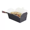 Opakowanie kartonowe Multi-Food Box do kuchni orientalnej - czarne 985ml do mikrofali