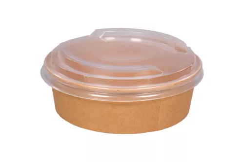 Pojemnik sałatkowy papierowy 500 ml śr. 150 mm kraft