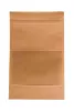 Torebka doypack 18x9x29 cm, strunowa z okienkiem, kraft