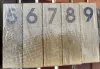 KLOCKI DREWNIANE Z NUMERAMI A 10.