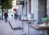 Fotel ogrodowy ALU-BISTRO czarny, aluminiowa rama, rattan syntetyczny