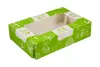 PUDEŁKO PAP. BARIEROWE Z OKIENKIEM SUSHI TOKYO HP07 22*14*5CM ZIELEŃ A225(51774)