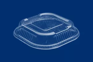 Pojemnik obiadowy NIEDZIELONY czarny 600ml, 180x180x35mm