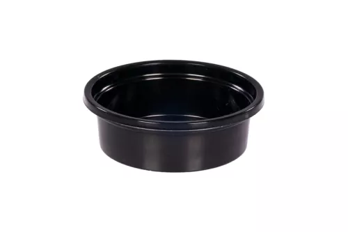 Pojemnik na sos 50ml Delipack czarny PP śr. 74 mm