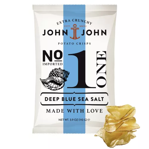 Naturalne chipsy John&John 110 g - No.1 DEEP BLUE SEA SALT