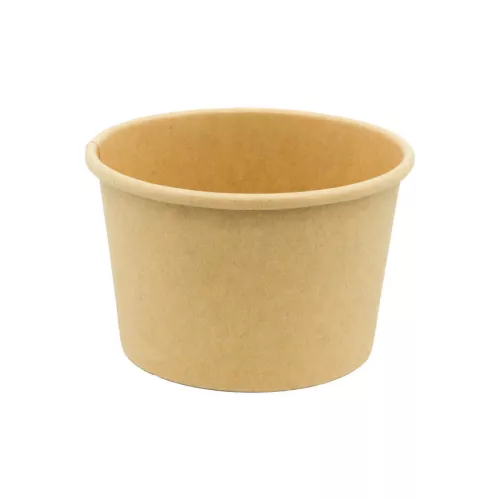 Pojemnik papierowy na zupę kraft 250ml śr. 95 mm