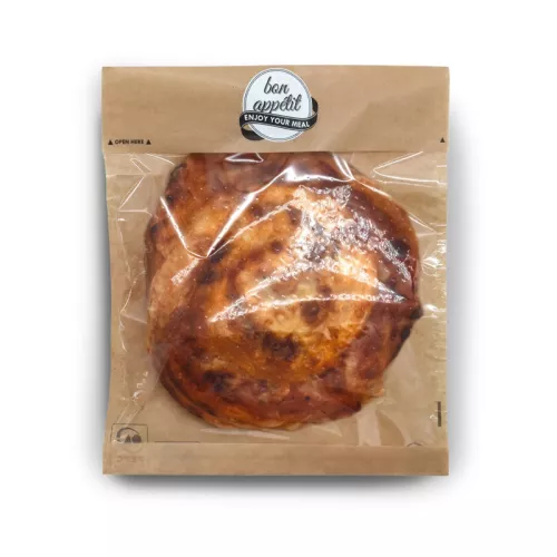 Torebka na przekąskę Loc Bag Pizza 245x210 mm, BON APPETIT, Papier + PET