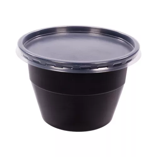 Pojemnik 570ml śr.127 mm na zupę / do dań gorących, czarny