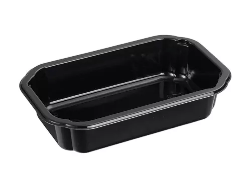 Pojemnik CPET na małe porcje 370ml czarny (Duni 157356)