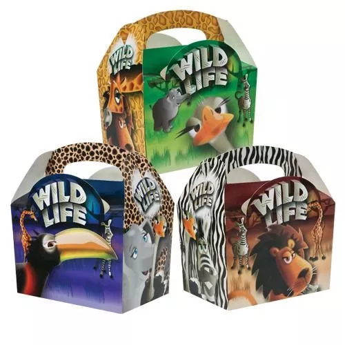 Pudełko z rączką MEAL BOX WILD LIFE 152x100x102mm
