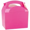 Pudełko z rączką MEAL BOX różowe 152x100x102 mm