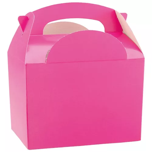 Pudełko z rączką MEAL BOX różowe 152x100x102 mm
