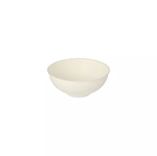 Pojemnik na przekąski OKRĄGŁY 65 ml, śr.7,2 cm z trzciny cukrowej, biały, fingerfood