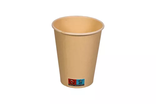 Kubek BIO papier z bambusa + PLA kompostowalny 300 ml śr. 90 mm