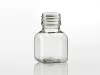 Butelka plastikowa rPET kwadratowa gładka 50 ml śr. 28 mm
