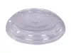Wieczko rPET do pojemnika sałatkowego brązowo-białego GREEN LEAF 1100/1300ml śr. 180mm