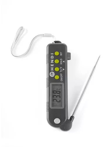 Termometr cyfrowy ze składaną sondą HACCP -50oC do +300oC