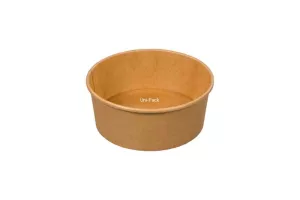 Wieczko PET do poj. sałatkowego kraft 460/750ml śr 148 mm