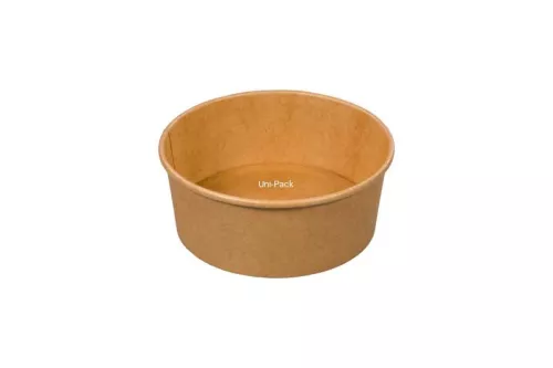 Pojemnik sałatkowy papierowy kraft 750 ml śr. 148 mm